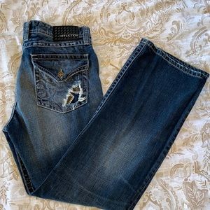 Affliction Men’s Jeans “Cooper Relaxed Boot” Los Angeles 36 inseam